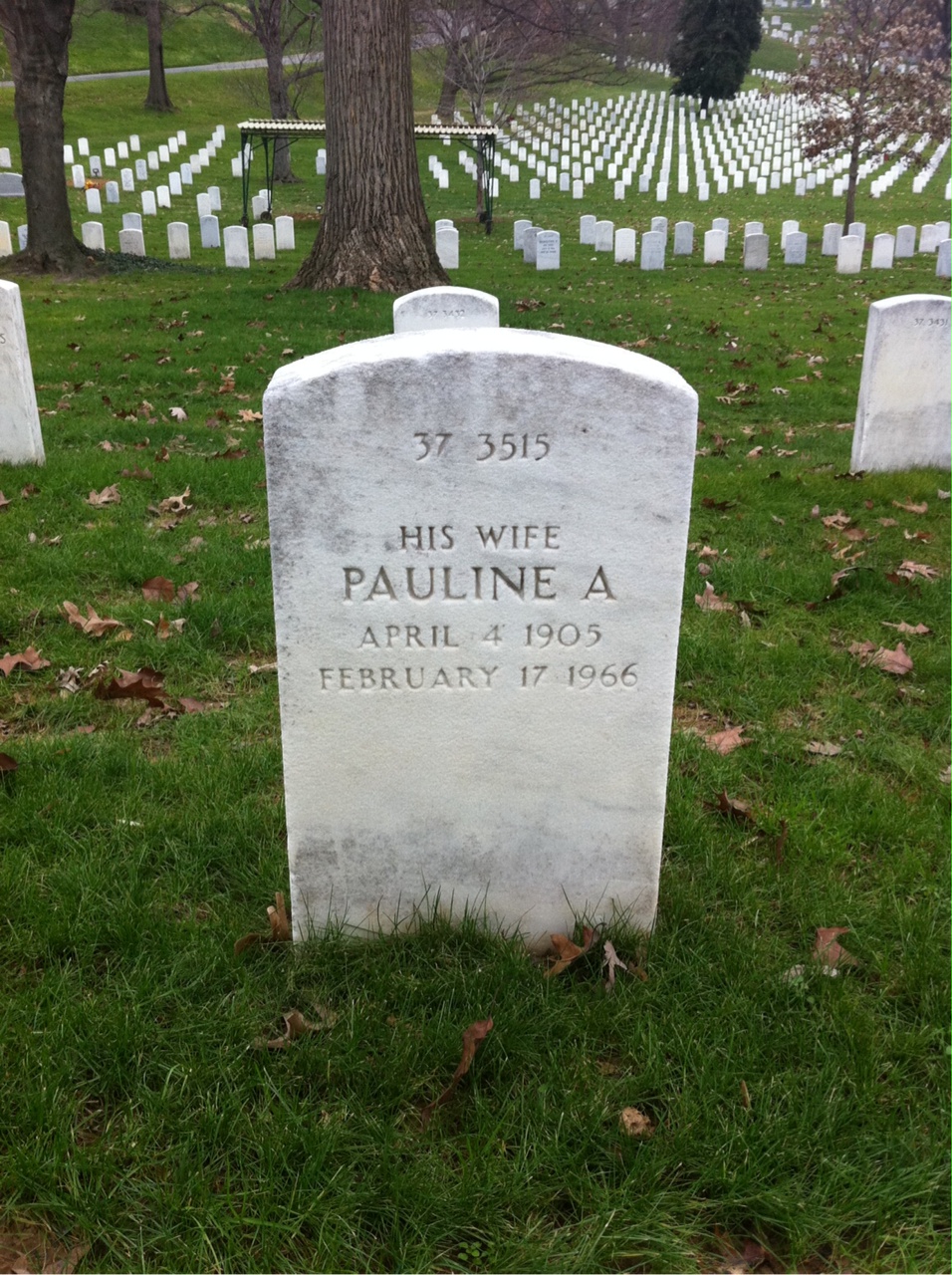Headstone shared by 2 interments, including Philip W Sullivan