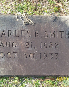 Headstone of Charles R. Smith