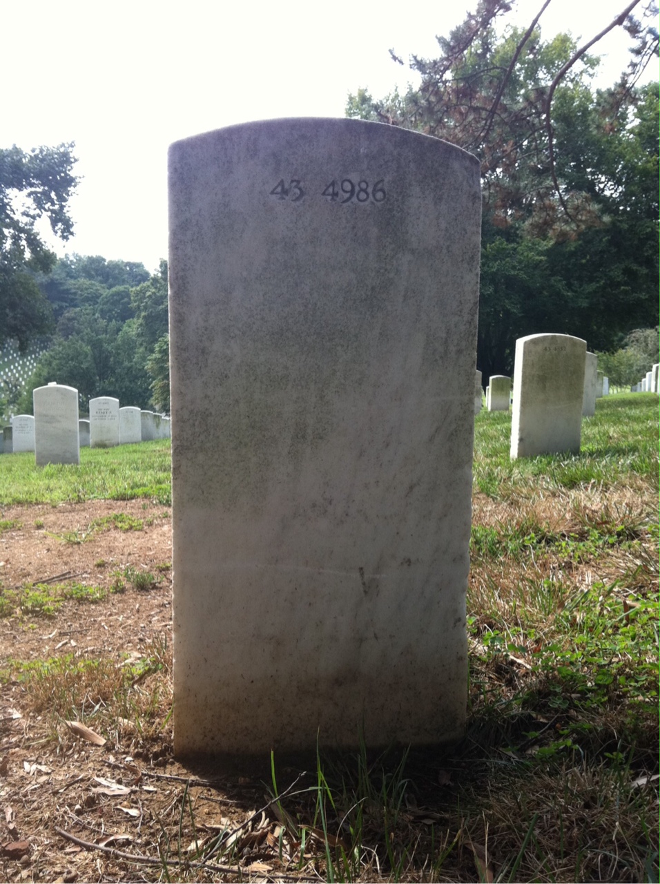 Headstone of James F McCullen