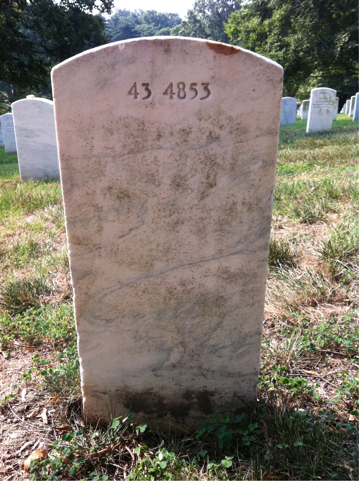 Headstone of Antonia H Busch