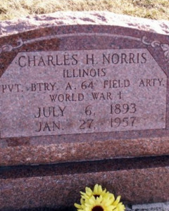 Headstone of Charles H. Norris