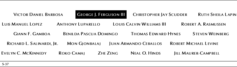 Panel S-37, South Pool, National September 11 Memorial