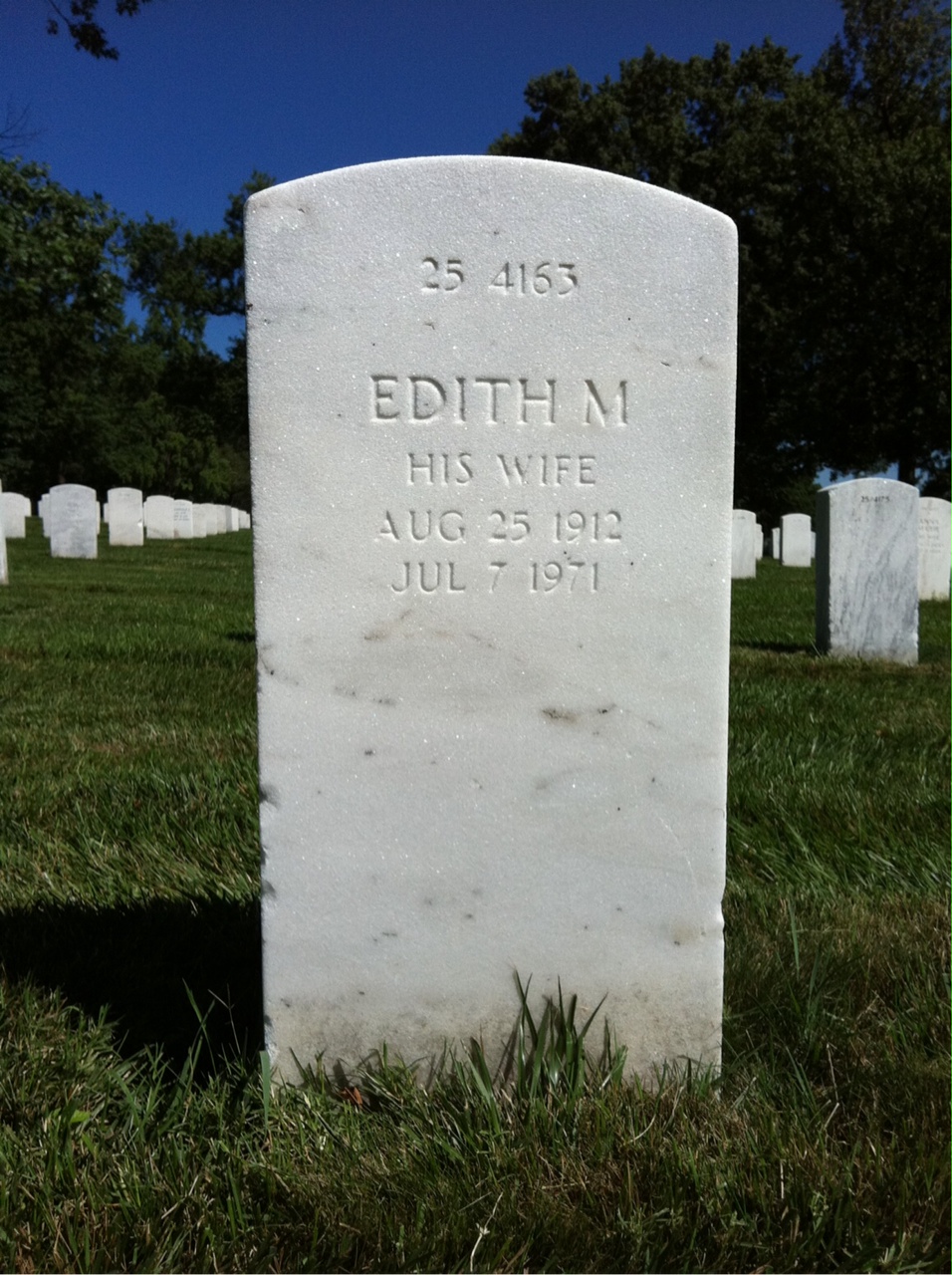 Headstone shared by 2 interments, including Thomas E Perry Sr.