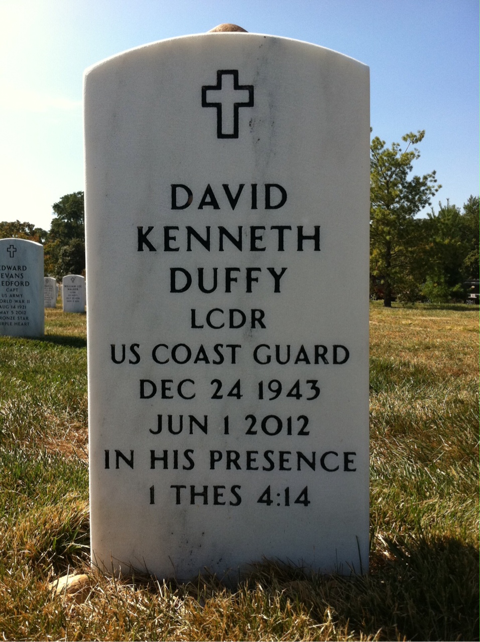 Headstone of David Kenneth Duffy