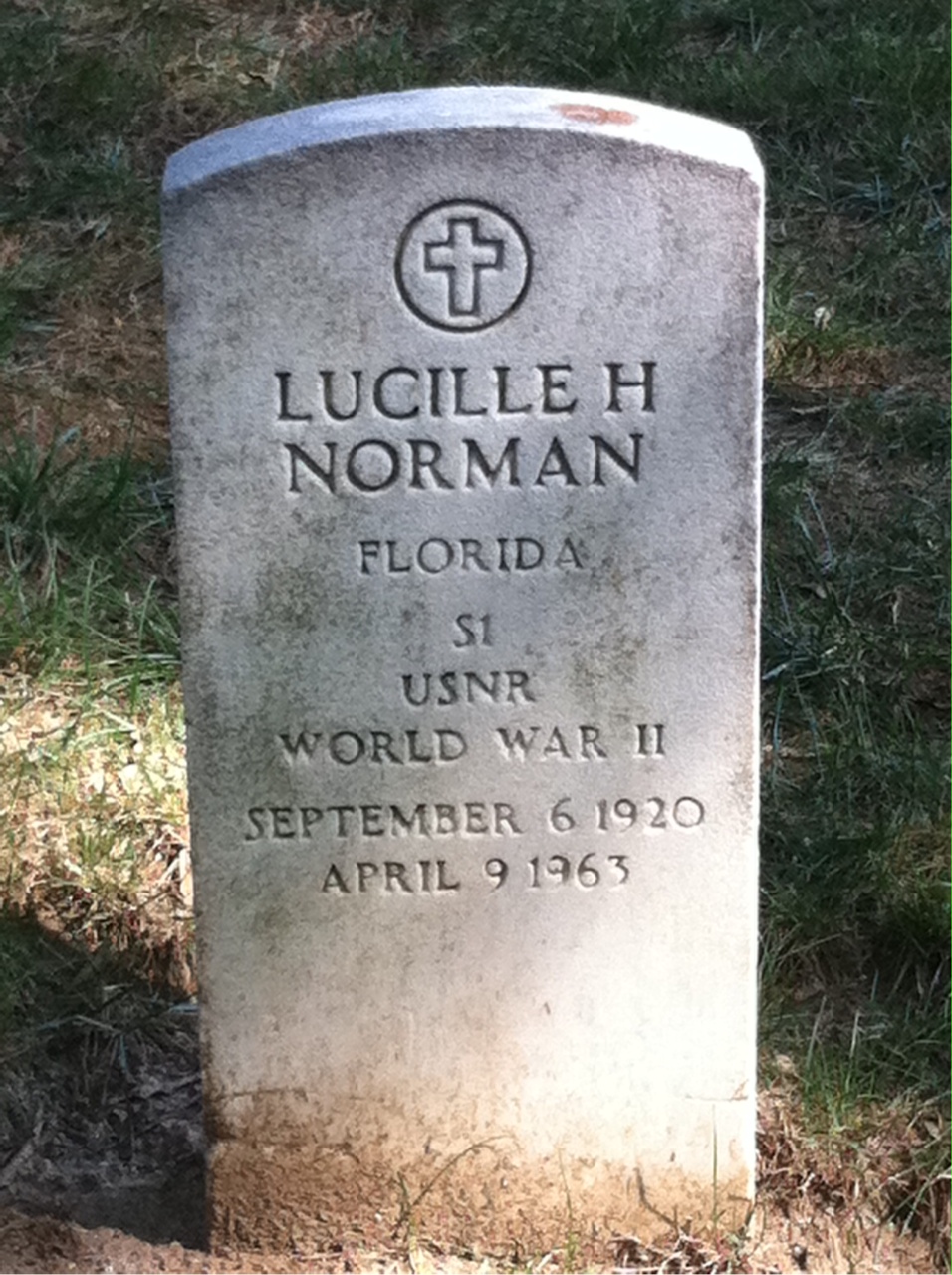 Headstone of Lucille Norman