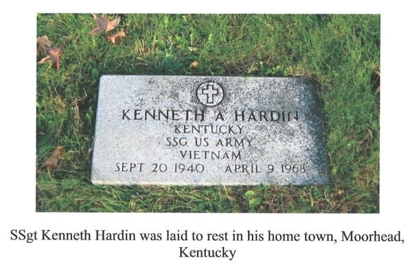Headstone of Kenneth Allen Hardin