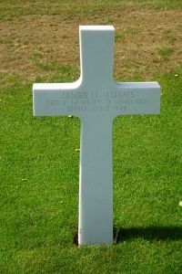 Headstone of James Harold Adams