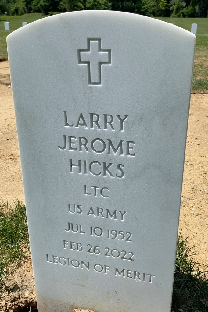 Headstone of Larry Jerome Hicks