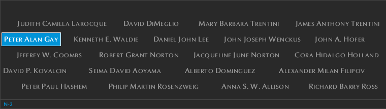 Panel N-2, North Pool, National September 11 Memorial