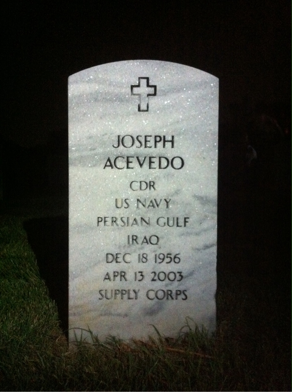 Headstone of Joseph Acevedo