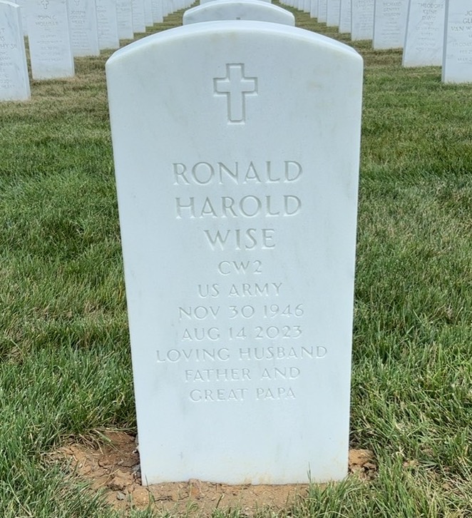 Headstone of Ronald Harold Wise
