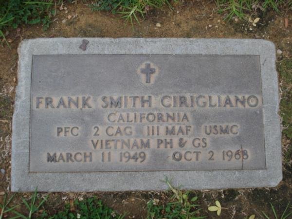 Headstone of Frank John Smith