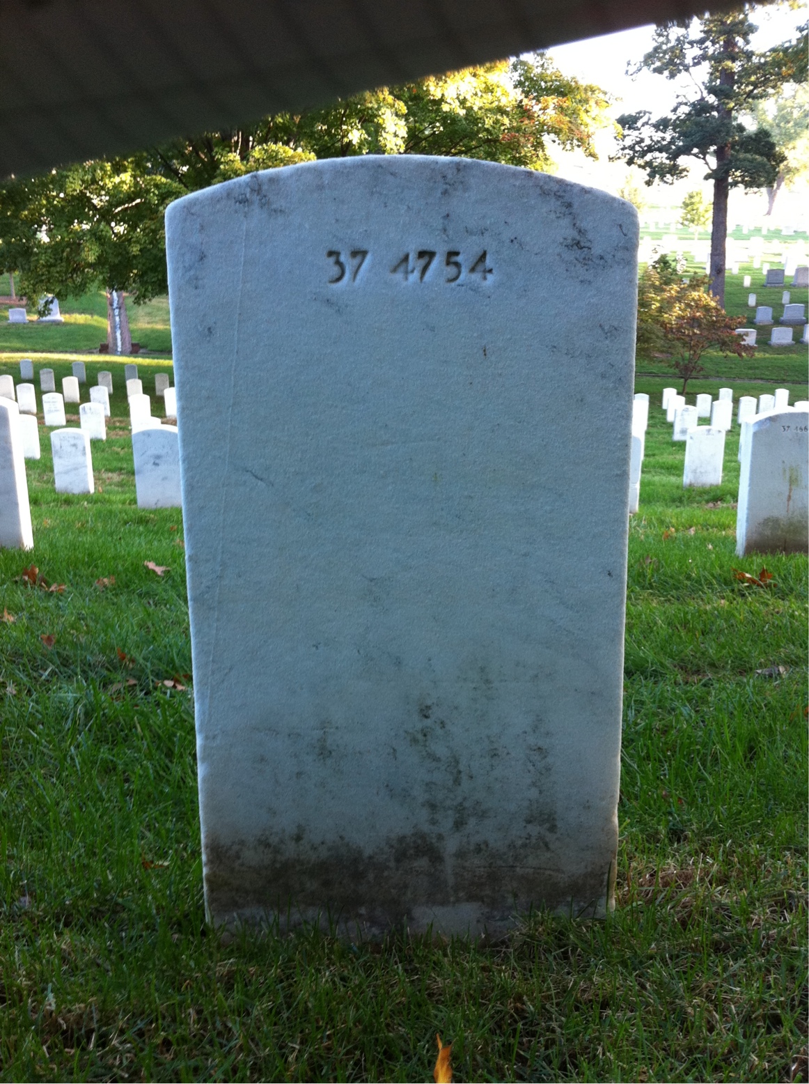 Headstone of Joseph S White