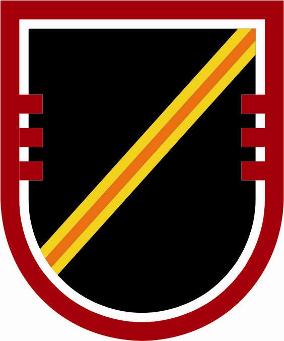 D COMPANY, 3D SQUADRON, 16TH CAVALRY REGIMENT — Beret flash