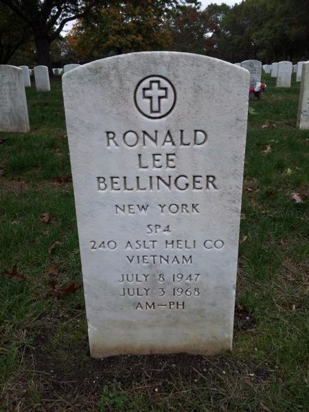 Headstone of Ronald Lee Bellinger