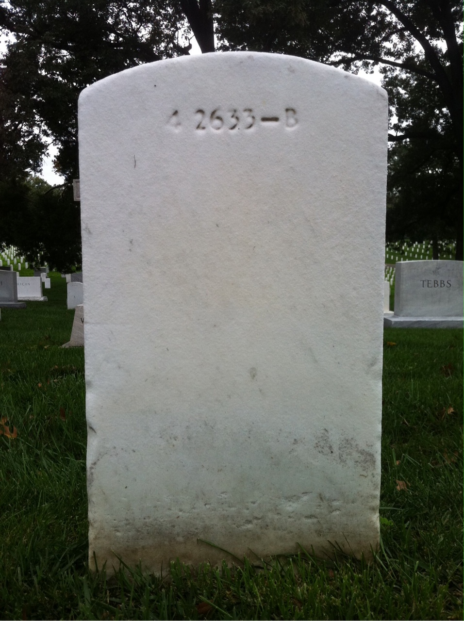 Headstone of Ward P Christie