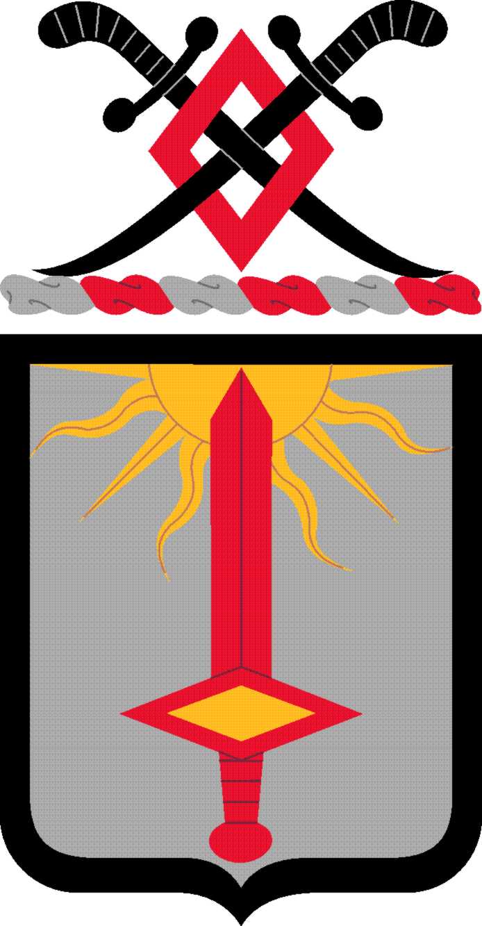 1ST FINANCE BATTALION — Coat of arms