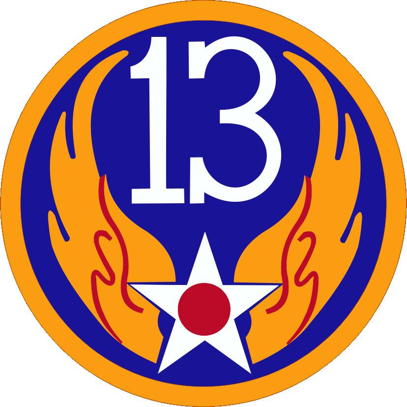 THIRTEENTH AIR FORCE - Shoulder Sleeve Insignia