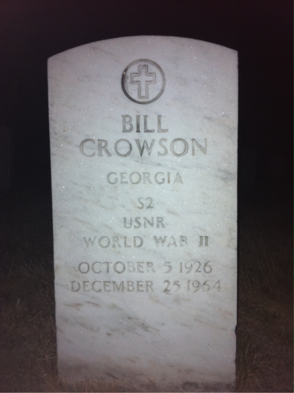 Headstone of Bill Crowson