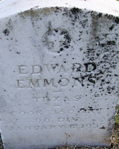 Headstone of Edward D. Emmons