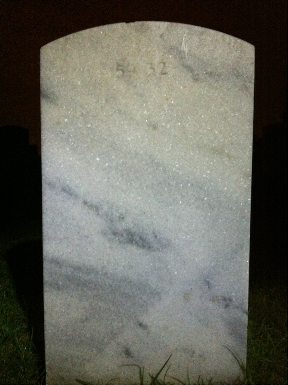 Headstone of John P Anderson