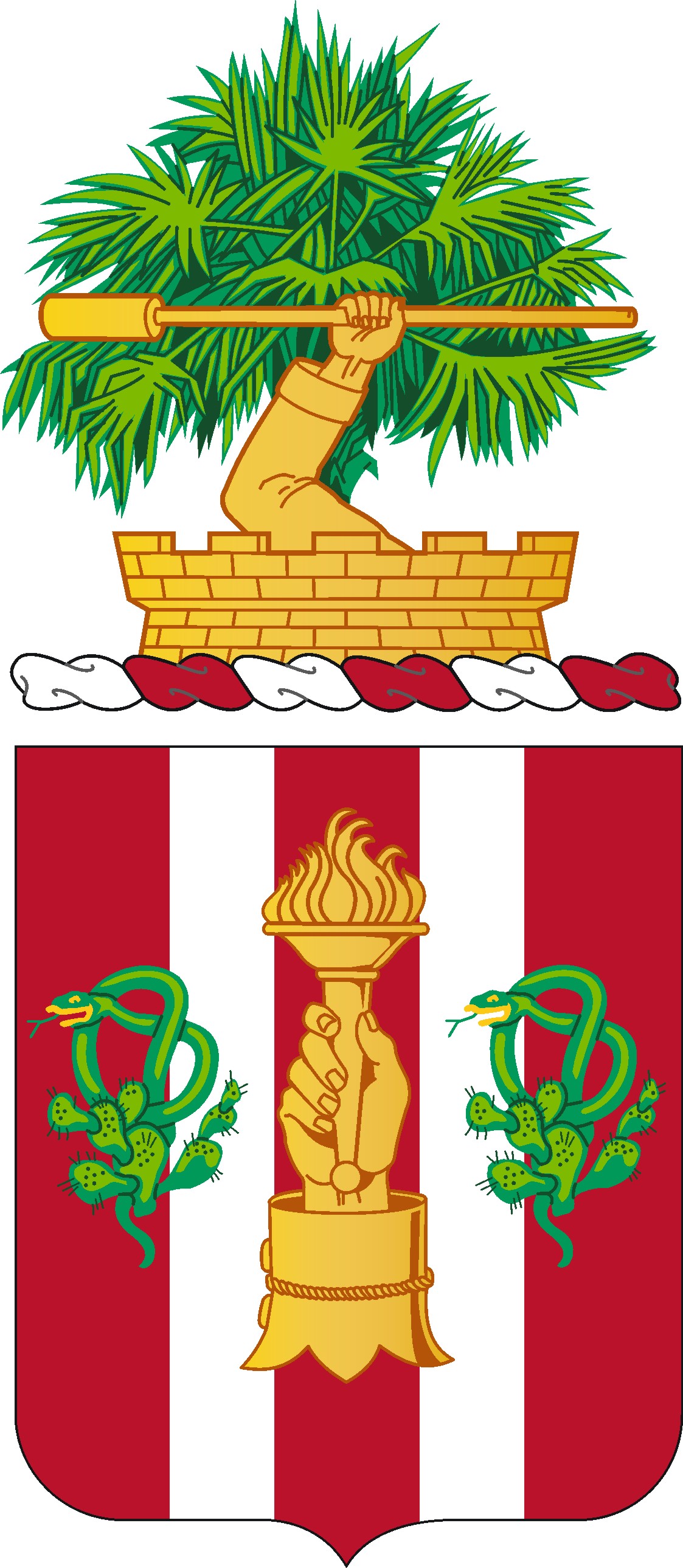 1st Air Defense Artillery Regiment — Coat of arms