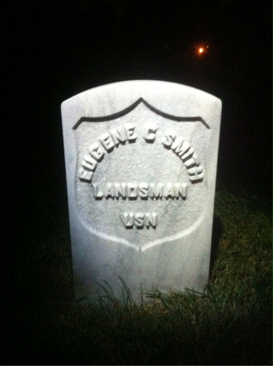Headstone of Eugene Calvin Smith