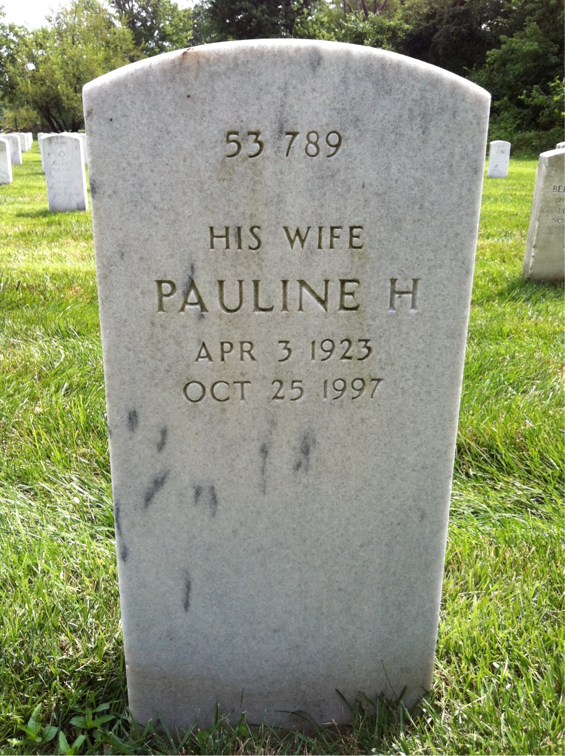 Headstone shared by 2 interments, including Joseph Adam Cznadel