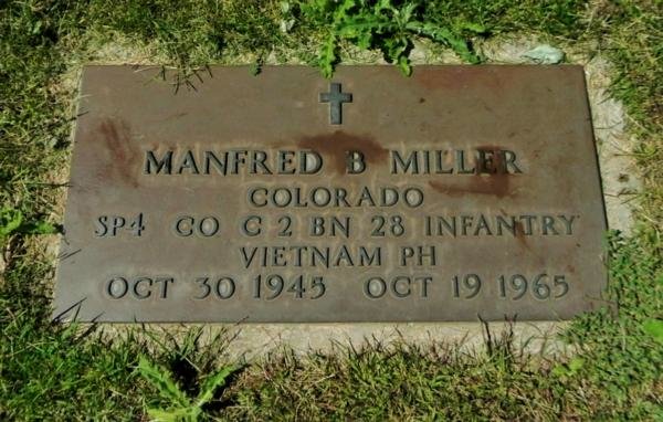 Headstone of Manfred Bertold Miller
