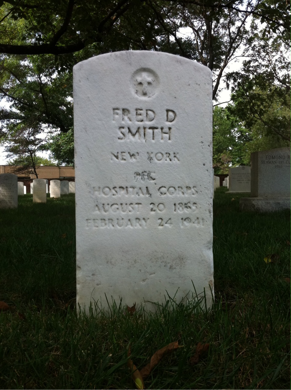 Headstone of Margaret S Smith