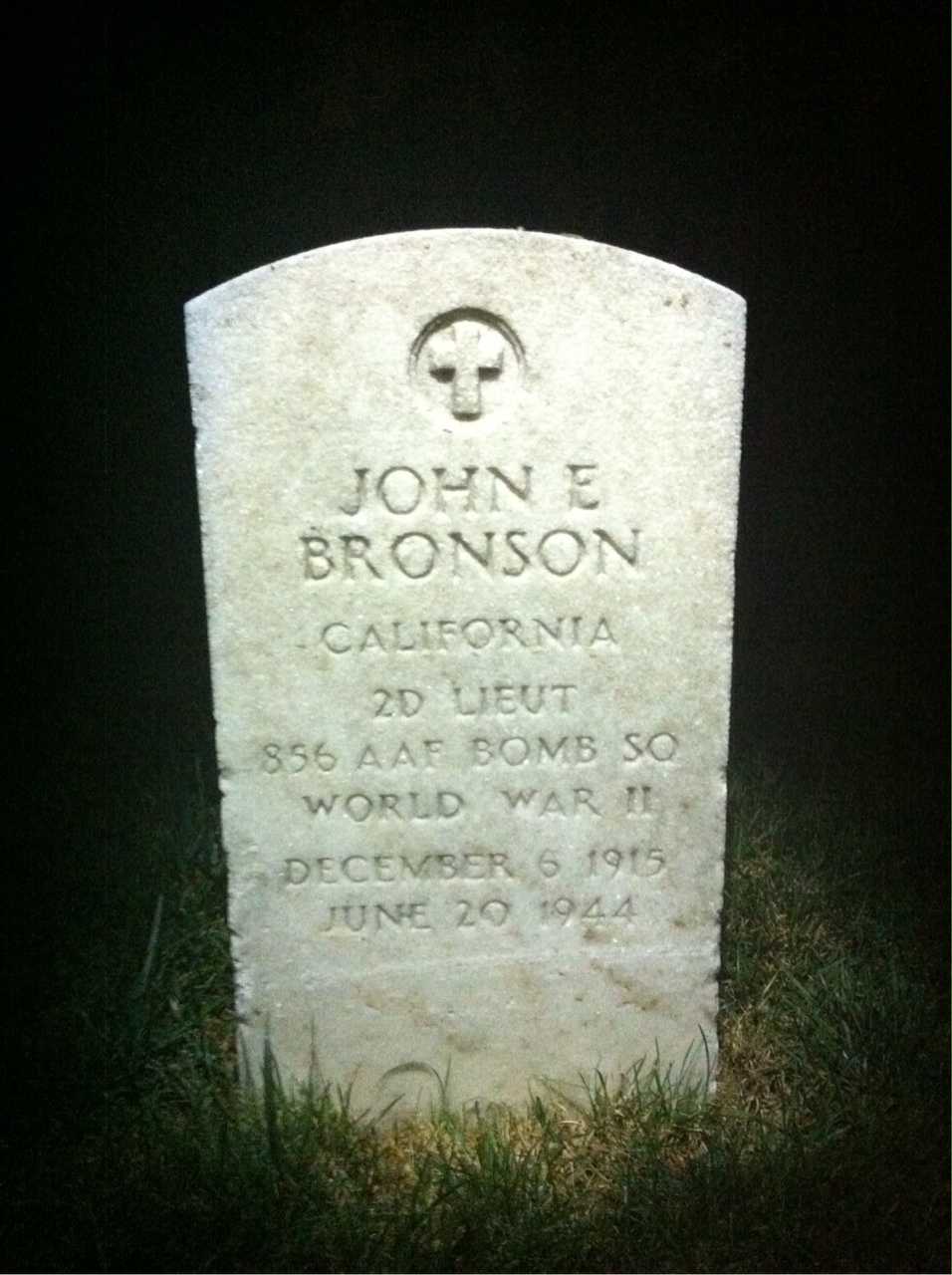 Headstone of John Egbert Bronson