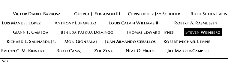 Panel S-37, South Pool, National September 11 Memorial