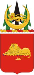 33rd Field Artillery Regiment — Coat of arms