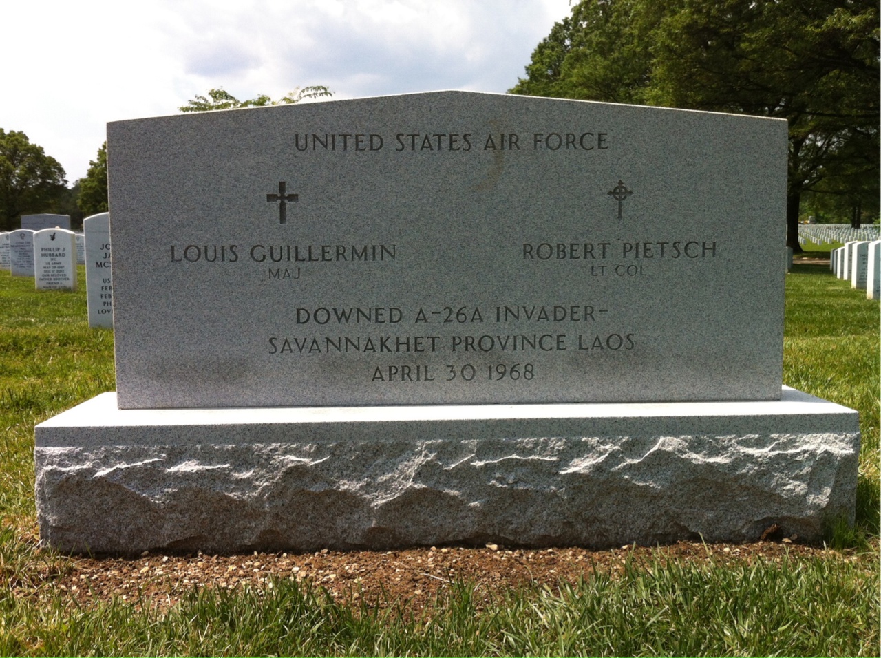 Headstone of Louis Fulda Guillermin