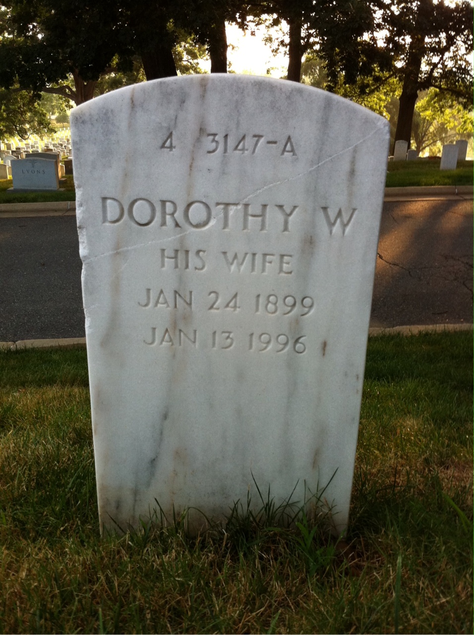 Headstone shared by 2 interments, including Jack Harlan Duncan