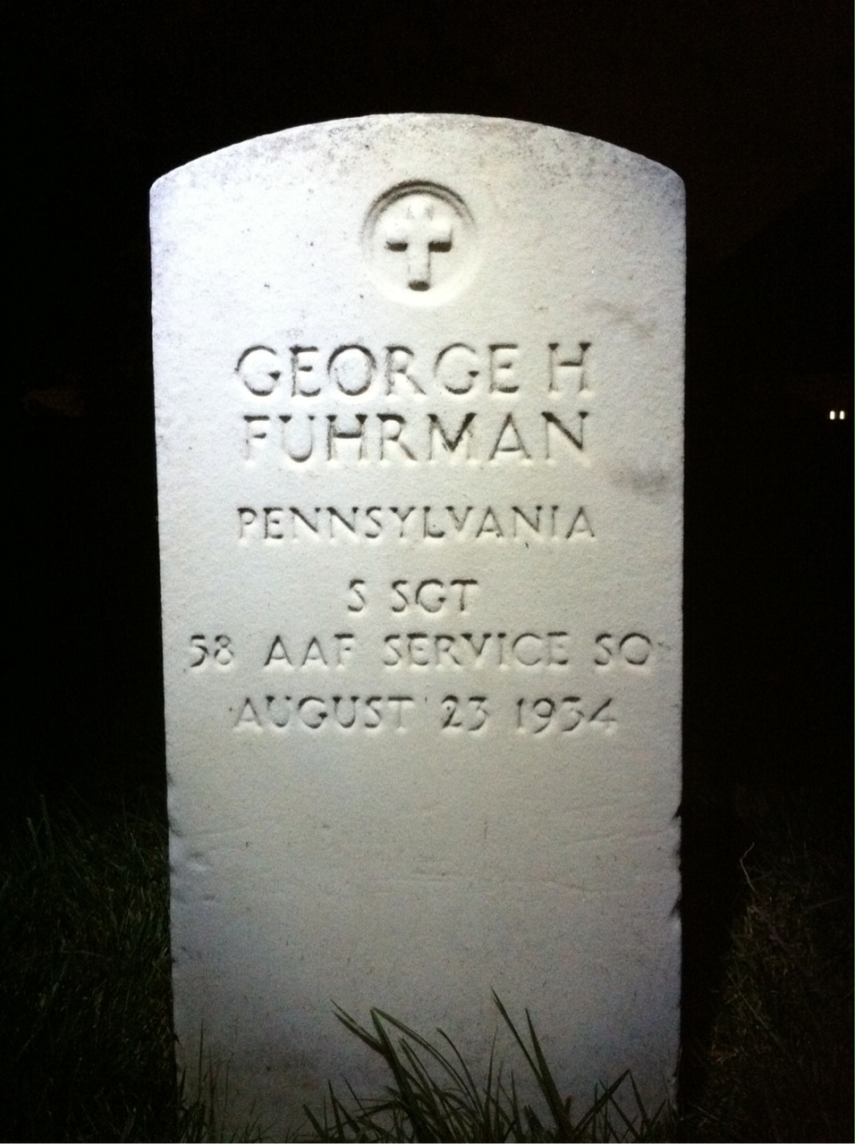 Headstone of Amanda A Fuhrman