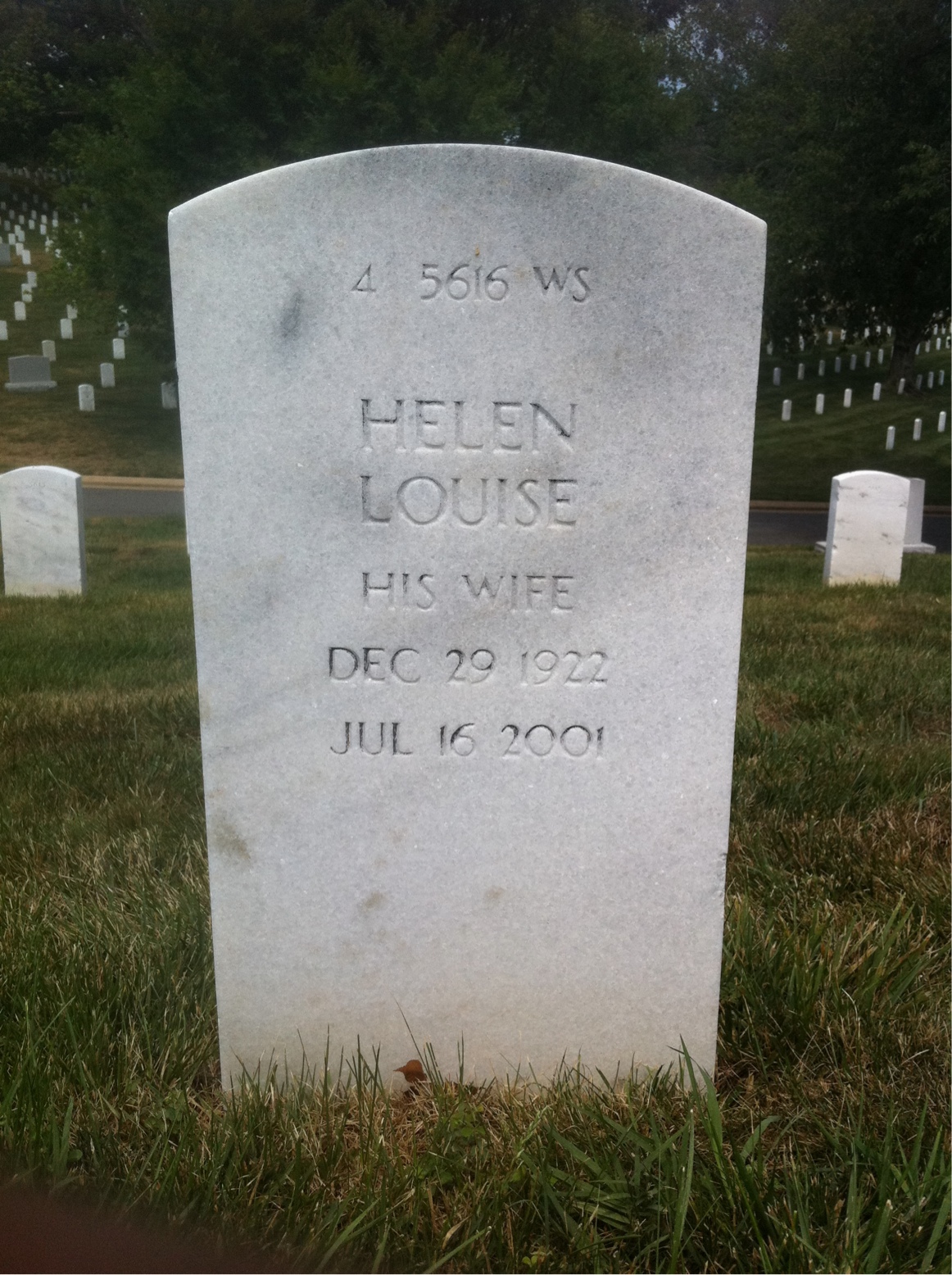 Headstone shared by 2 interments, including John H Maloney