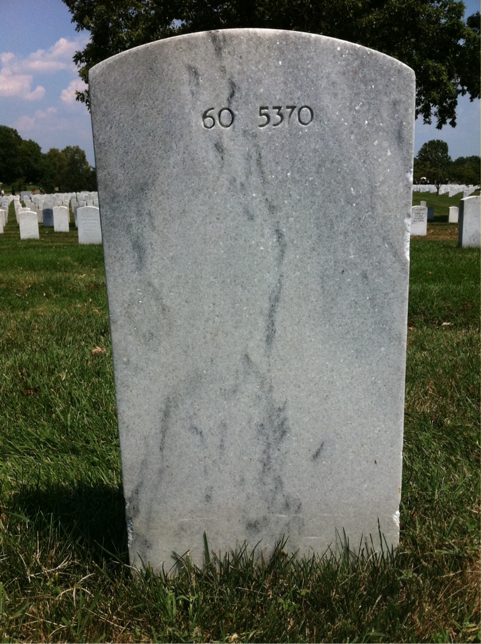 Headstone of John A Hoag Jr.