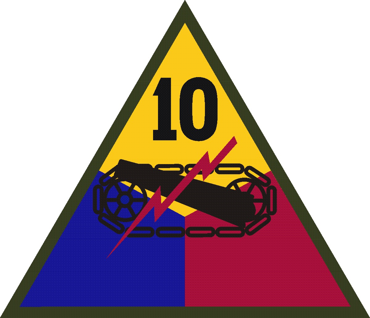 10TH ARMORED DIVISION - Shoulder Sleeve Insignia
