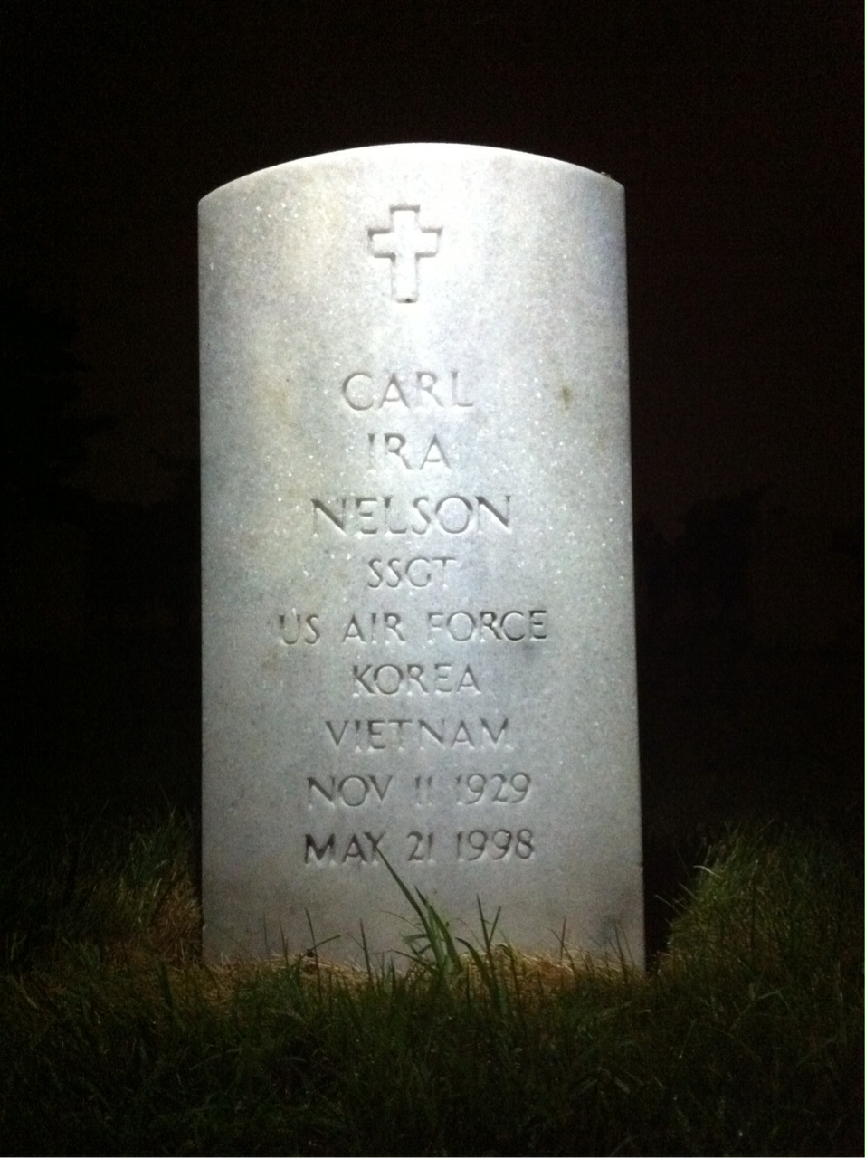 Headstone of Carl I Nelson
