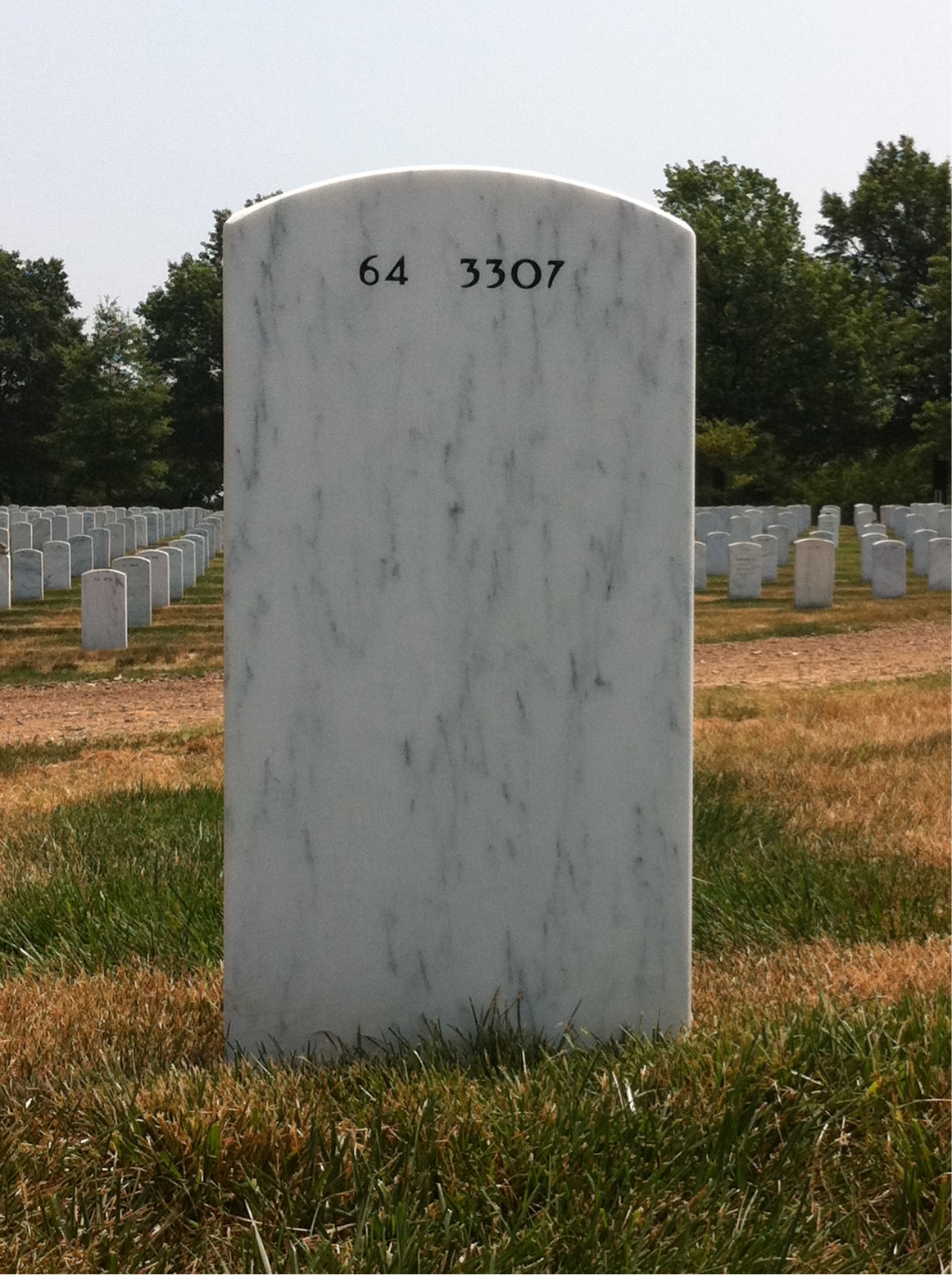 Headstone shared by 2 interments, including Frank Joseph Moyna