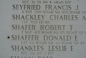 Headstone of Robert Thomas Shafer