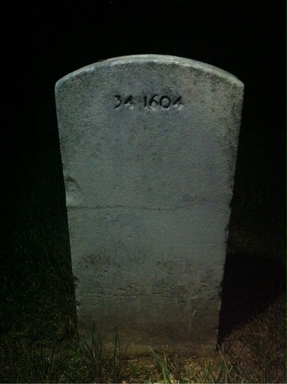 Headstone of William A Lewis