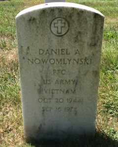 Headstone of Daniel A. Nowomlynski