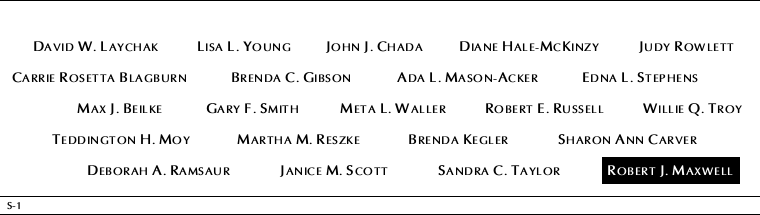 Panel S-1, South Pool, National September 11 Memorial