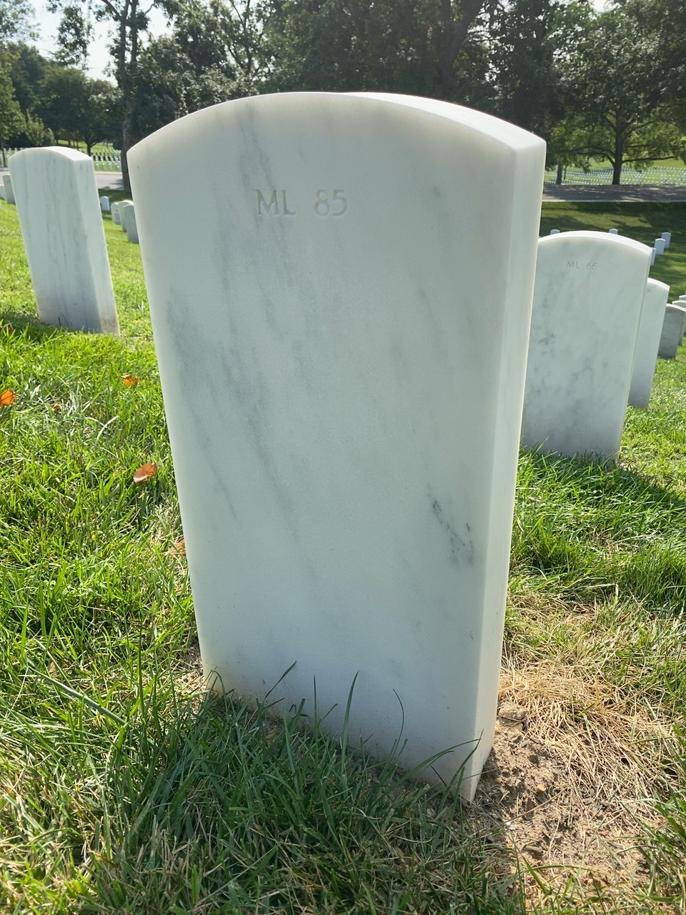 Headstone of C W Wright Jr.