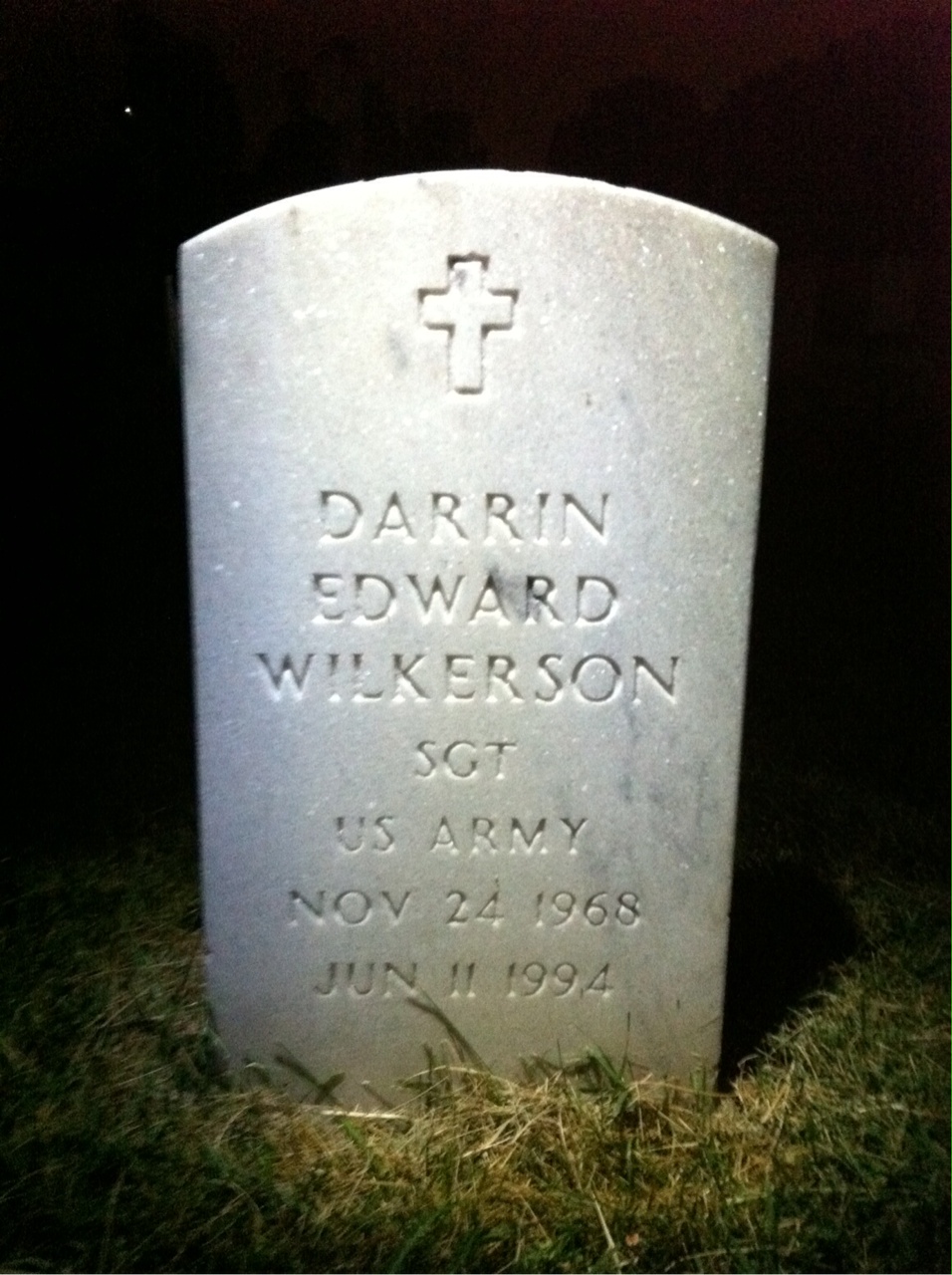 Headstone of Darrin Edward Wilkerson