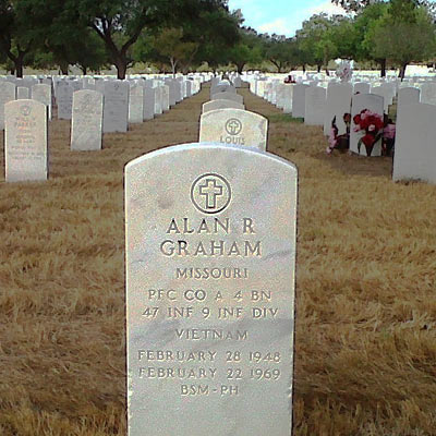 Headstone of Alan Ray Graham