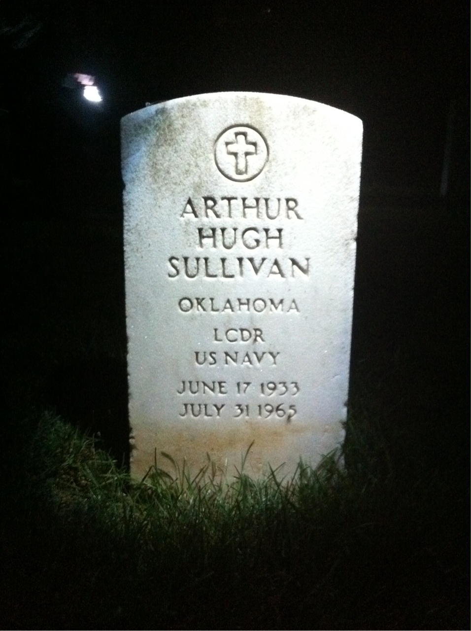 Headstone of Arthur Hugh Sullivan