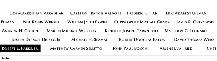 Panel N-46, North Pool, National September 11 Memorial
